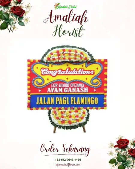 Sewa Papan Bunga Batang Gangsal