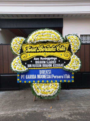 Papan Bunga Duka di Batang Gangsal