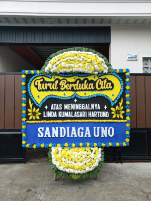 Papan Bunga Duka di Batang Gangsal